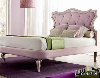 GIUSY - Full size bed with upholstered headboard _ CorteZari