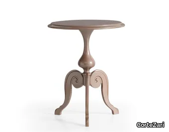 SOFIA - Round wooden bedside table _ CorteZari