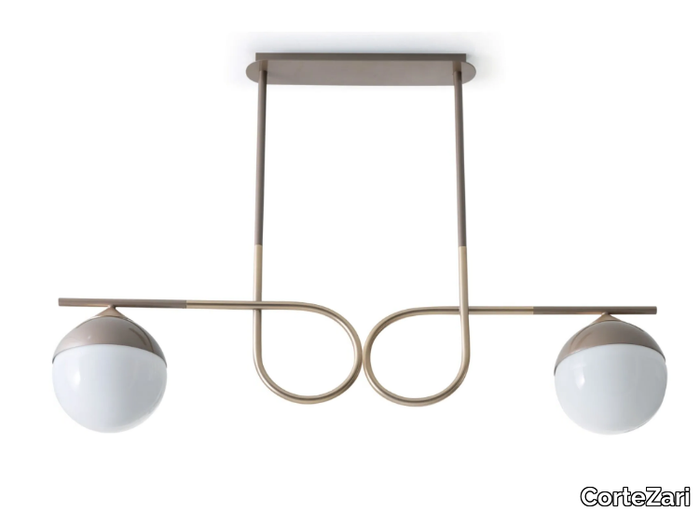 NODE - LED glass and iron pendant lamp _ CorteZari