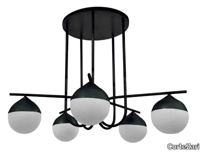 NODE - LED glass and iron pendant lamp _ CorteZari