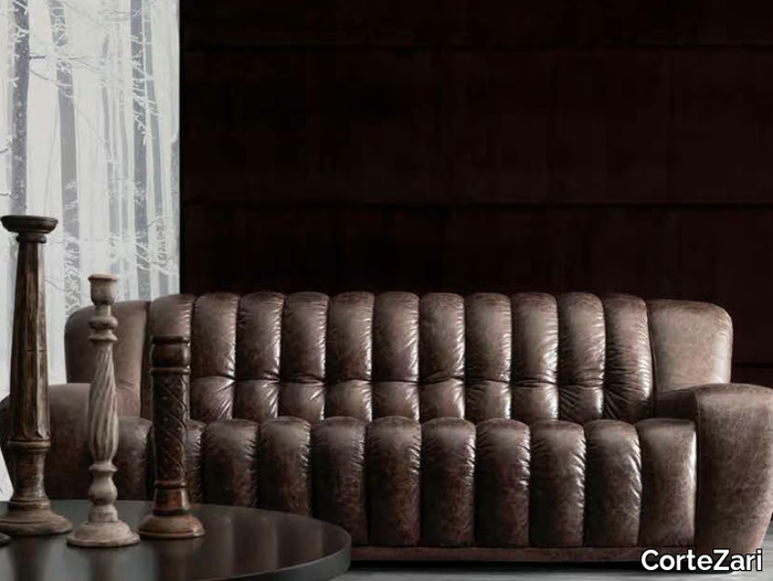 VICTOR - 3 seater leather sofa _ CorteZari