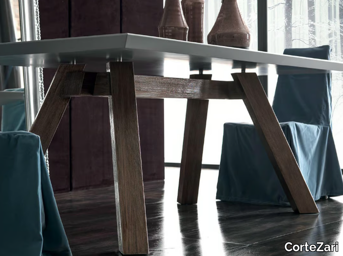 SOHO - Rectangular wooden table _ CorteZari