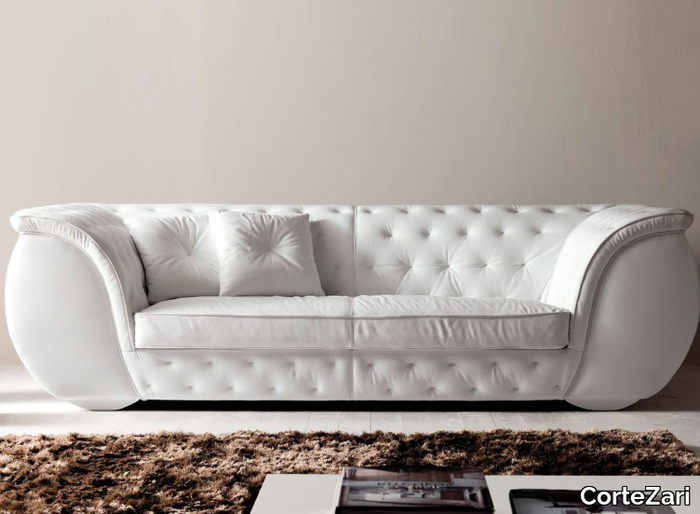 LAPO-QUILT - 3 seater leather sofa _ CorteZari