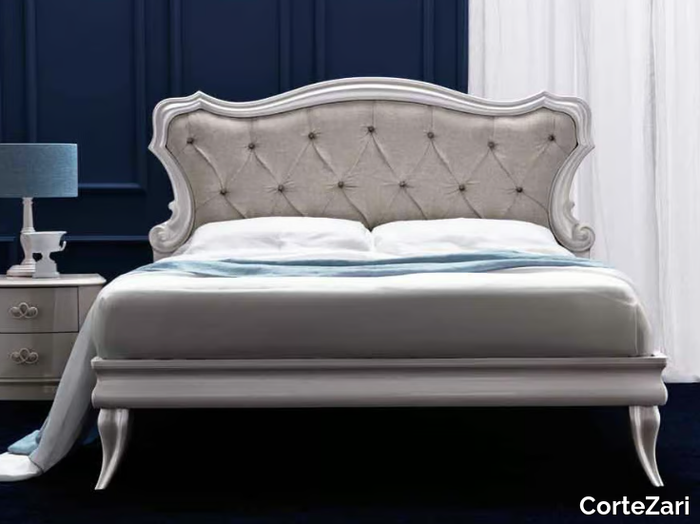 GIUSY - Double bed with upholstered headboard _ CorteZari