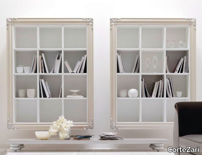 CLARA - Open floating bookcase _ CorteZari