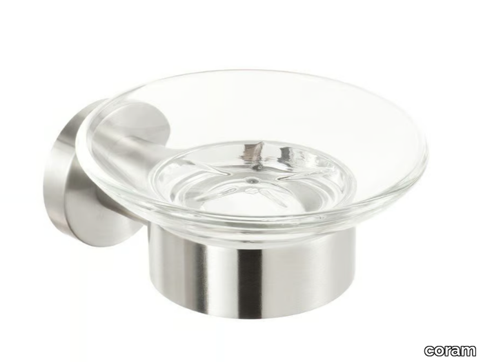 NEMOX - Wall-mounted stainless steel soap dish _ coram