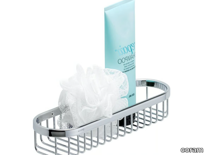 BASKET - Wall-mounted metal shower basket _ coram