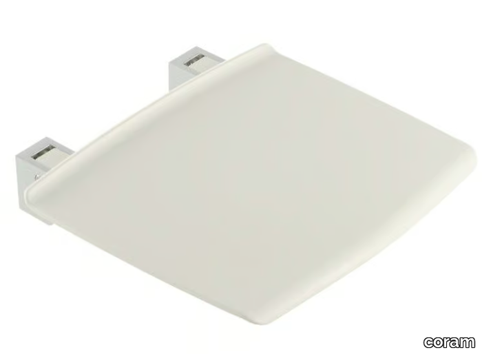 COMFORT & SAFETY - Folding plastic shower Seat _ coram