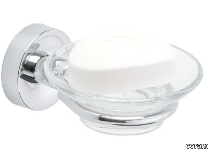 LUNA - Wall-mounted glass soap dish _ coram