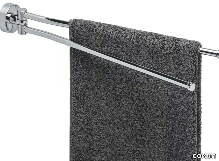 LUNA - Swivel metal towel rail _ coram