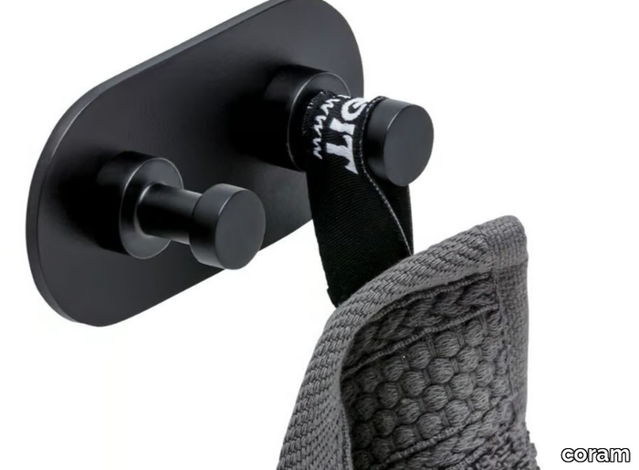 NEMOX BLACK - Metal towel hook _ coram