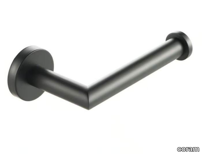 NEMOX BLACK - Metal toilet roll holder _ coram