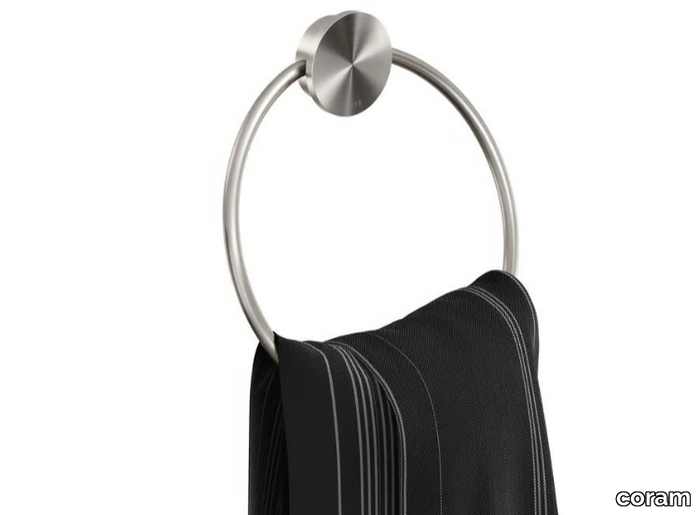 OPAL - Stainless steel towel ring _ coram