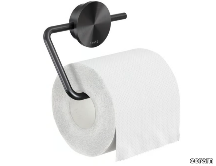 OPAL BRUSHED - Stainless steel toilet roll holder _ coram