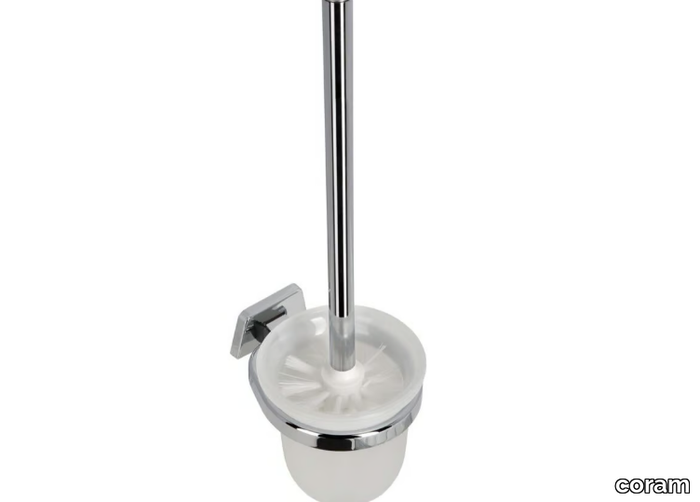 STANDARD - Wall-mounted metal toilet brush _ coram