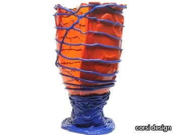 POMPITU II EXTRA COLOUR - Resin vase _ corsi design