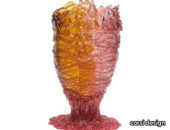 SPAGHETTI EXTRA COLOUR - Resin vase _ corsi design