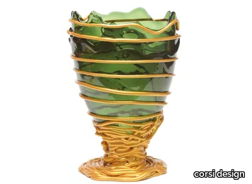 POMPITU II - Resin vase _ corsi design