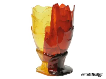 TWINS C - Resin vase _ corsi design