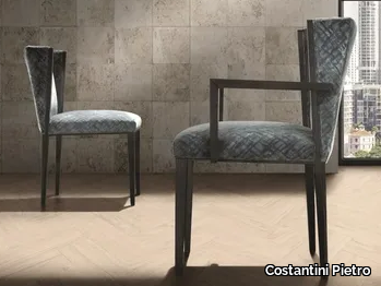 VERA - Upholstered chair with armrests _ Costantini Pietro