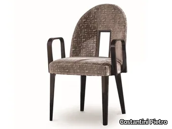 MUSA - Upholstered fabric chair with armrests _ Costantini Pietro