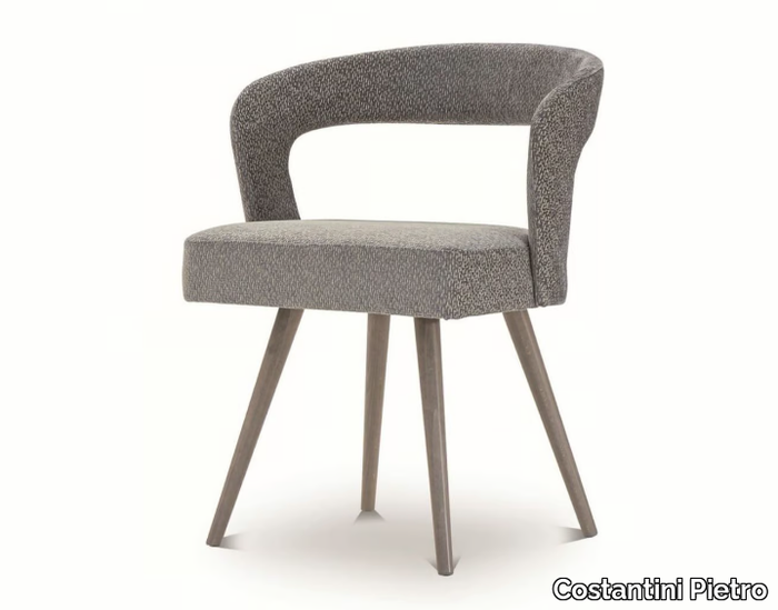 SMOOTH - Upholstered fabric chair _ Costantini Pietro