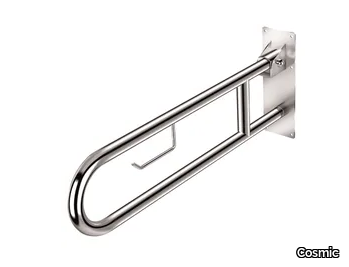 ARCHITECT 2900218 - U-shaped brass grab bar with paper holder _ Cosmic