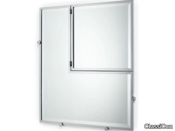 CASTELLAR - Rectangular wall-mounted chrome plated steel mirror _ ClassiCon