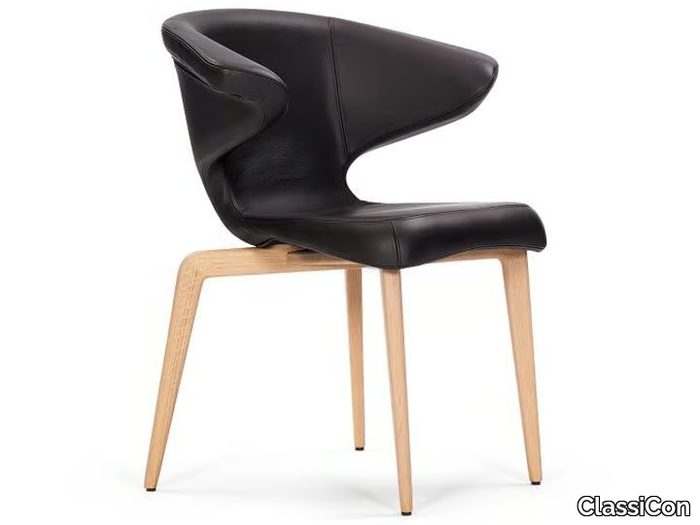 MUNICH - Upholstered chair with armrests _ ClassiCon