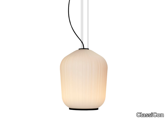 PLISSÉE - LED blown glass pendant lamp _ ClassiCon