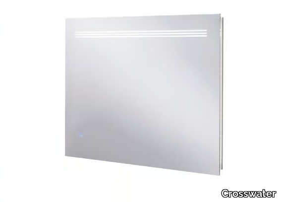 RADIANCE - Wall-mounted rectangular mirror with integrated lighting _ Crosswater