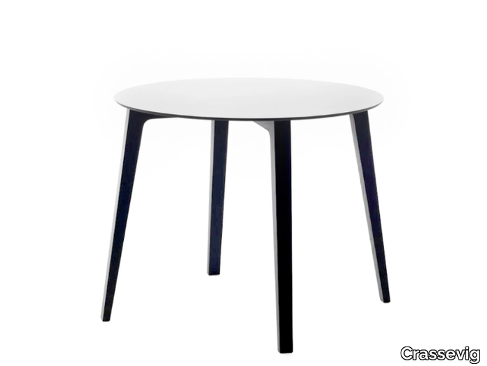 MIXIS TD - Round wooden table _ Crassevig