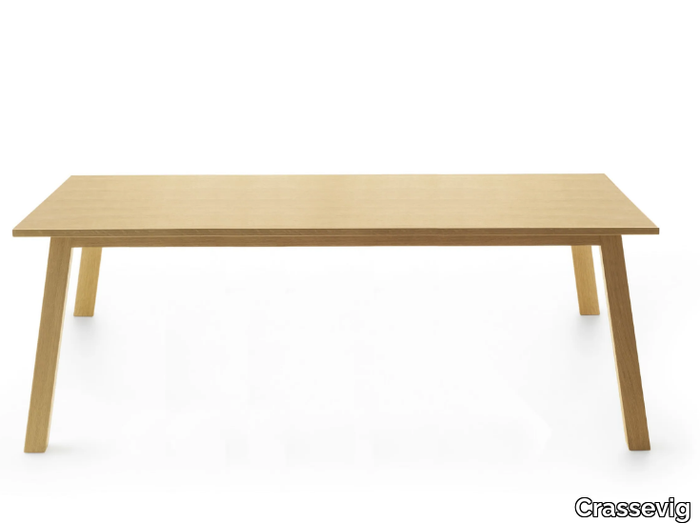 OXTON - Square wooden table _ Crassevig