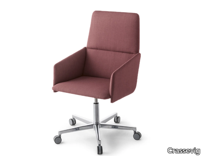 AURA PC SW - Executive chair with 5-spoke base _ Crassevig