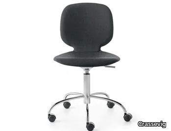 ALIS R SW - Swivel height-adjustable office chair with 5-Spoke base _ Crassevig