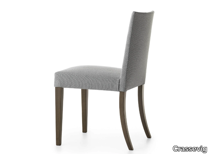 MIRA - Upholstered wooden chair _ Crassevig