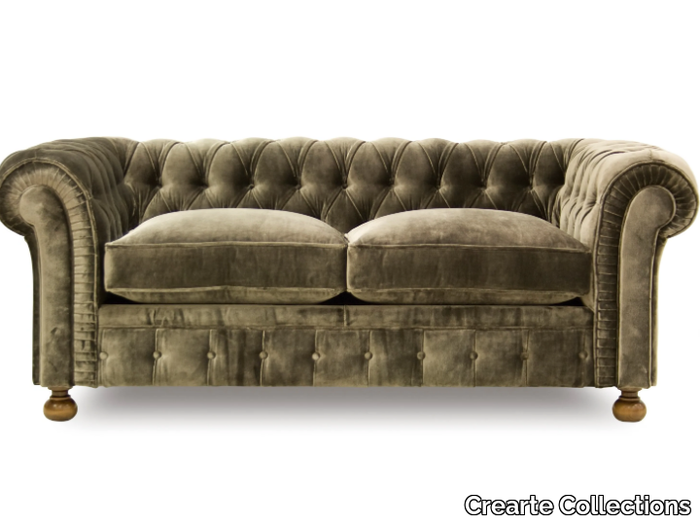 CHESTERFIELD CLASSIC ORIGINS - 2 seater tufted velvet sofa _ Crearte Collections