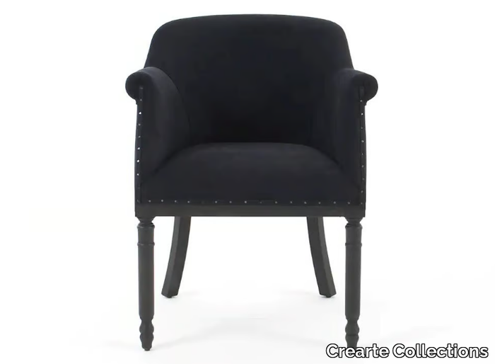 PARIS ARM ESSENCE - Velvet chair with armrests _ Crearte Collections