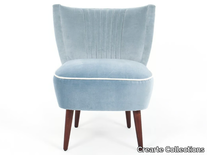 VIRGO CONTEMPORAIN - Velvet easy chair _ Crearte Collections