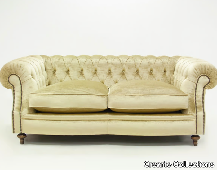 CHESTERFIELD BIG BEN ORIGINS - 2 seater tufted velvet sofa _ Crearte Collections