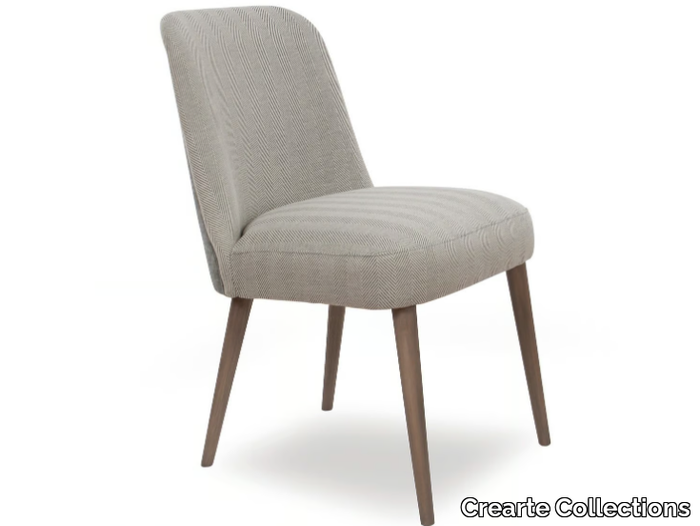 KEL SIDE CONTEMPORAIN - Fabric chair _ Crearte Collections