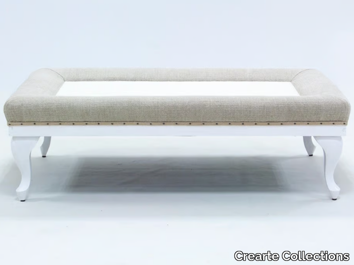 MARION ESSENCE - Low rectangular fabric coffee table _ Crearte Collections