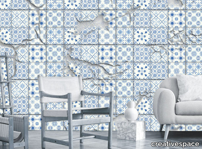 RECYCLE - Motif fire retardant wallpaper _ creativespace