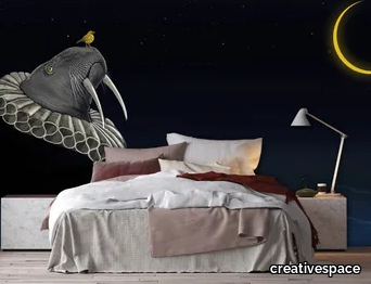 THE WALRUS AND THE FINCH - Panoramic wallpaper _ creativespace