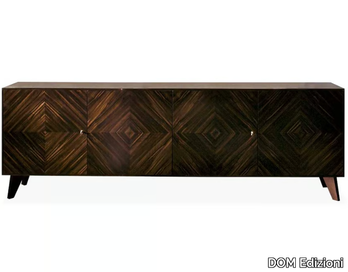 MICHEL MEDIO - Ebony sideboard with doors _ DOM Edizioni