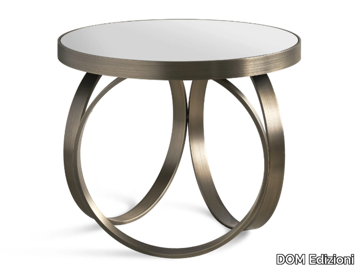 OTTOLINE - Round metal coffee table _ DOM Edizioni
