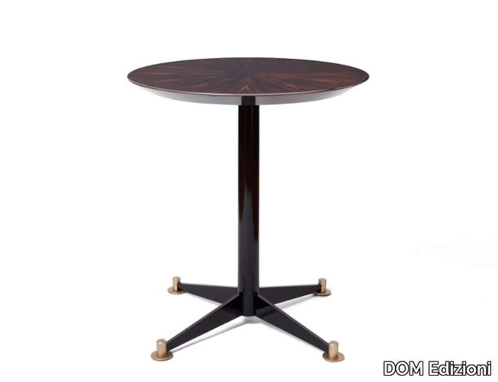 FILIPPO TEA - Round wooden coffee table _ DOM Edizioni