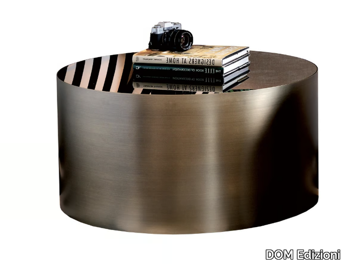 SASHA COFFEE - Round metal coffee table _ DOM Edizioni