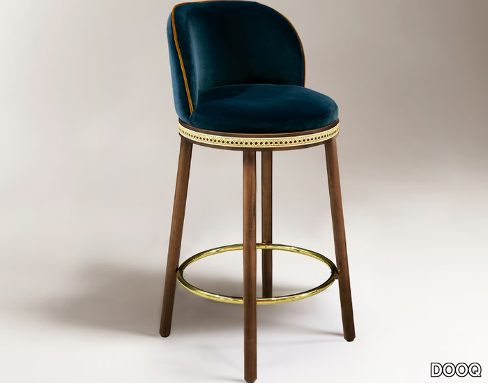 ALMA - High stool with footrest _ DOOQ