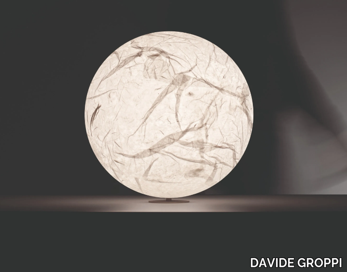 MOON T - LED japanese paper table lamp _ DAVIDE GROPPI